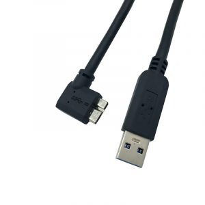 USB 3.0 Male to Micro B Right Angle hard disk bent Cable