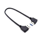 יו אס בי 3.0 Type A Left Angled Male to USB Right Angled Male Cable