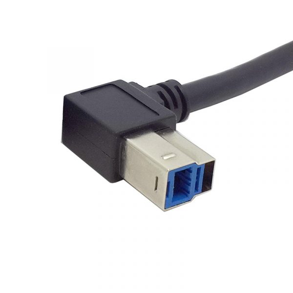USB 3.0 Type A Male to Up Angle Type B Male Cable