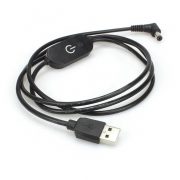 USB to DC 5221 power Cable with on-off rocker switch