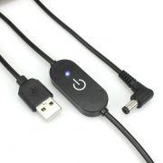 USB to DC2.1×5.5 ON OFF Switch Extension Cable