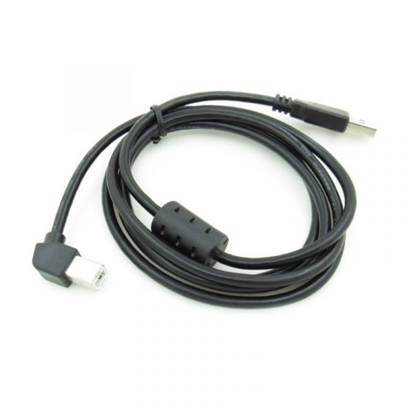 USB2.0 A male to 45 Degree Right Angle B male Cable
