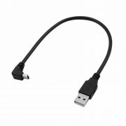 USB2.0 A male to Up Angle mini b USB Data Charging Cable