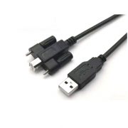 USB2.0 Typ A till Typ B låsande anslutningskabel