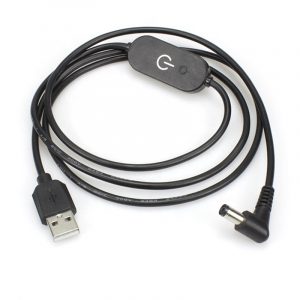 Mini LED Touch Switch USB to DC5.5x2.1 Power Cable