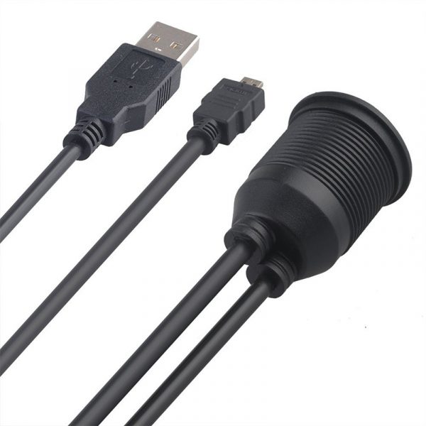Podwodne złącze Micro HDMI USB 2.0 Kabel do montażu podtynkowego