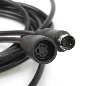 Waterproof 4 pin Mini Din Male to Female S-Video Cable