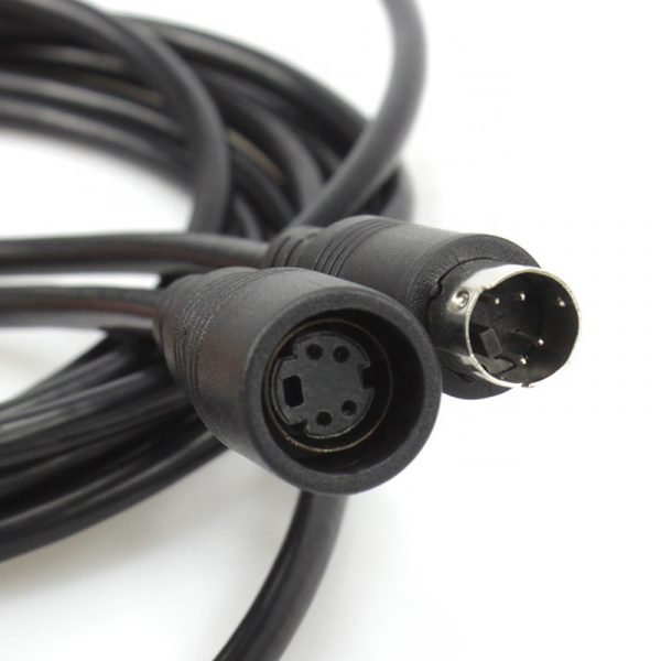 Waterproof 4-pin Mini Din Male to Female Video Cable