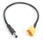 XT60 Bullet Connector to DC5521 Rubber Power Cable